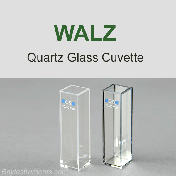 Walz Quartz Glass Cuvette US-K0, Walz Fluorometers and Photosynthesis Equipment - Bay Instruments, LLC