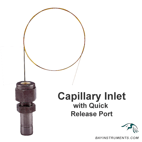 Capillary Inlet - Quick Release Port, Inlets and Components - Bay Instruments, LLC