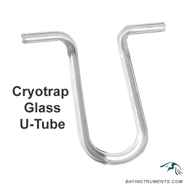 Cryotrap Glass U-Tube; 3/8" (9.5mm) o.d. tubing, MIMS and Accessories - Bay Instruments, LLC