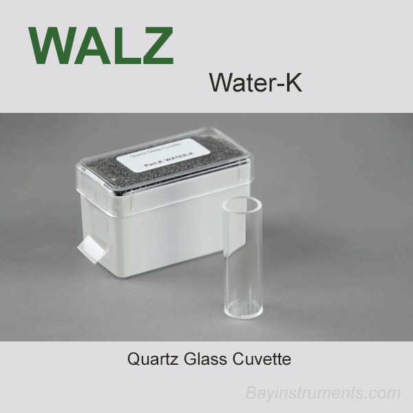 Water-K Cuvette for PHYTO-PAM-II, Walz Fluorometers and Photosynthesis Equipment - Bay Instruments, LLC