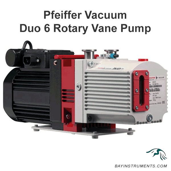 Pfeiffer Vacuum Duo 6 Two-Stage Rotary Vane Pump, rotary vane pump - Bay Instruments, LLC