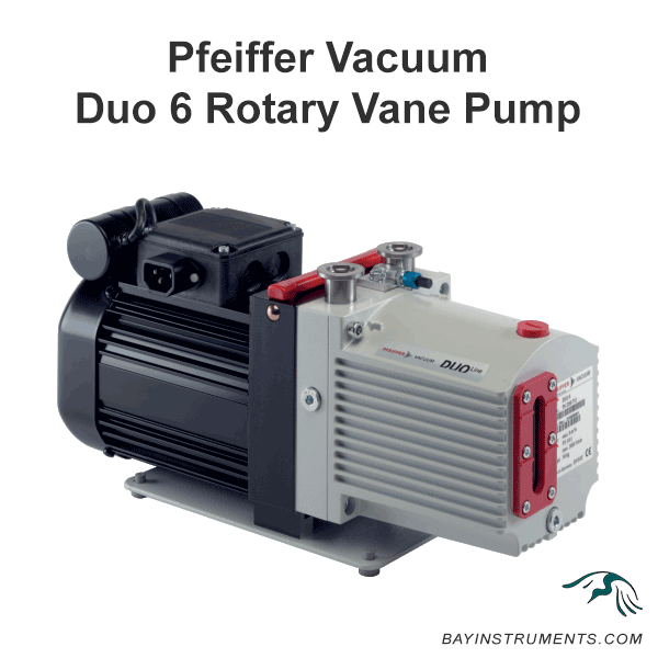 Duo 6 Two Stage Rotary Vane Pump Bay Instruments LLC